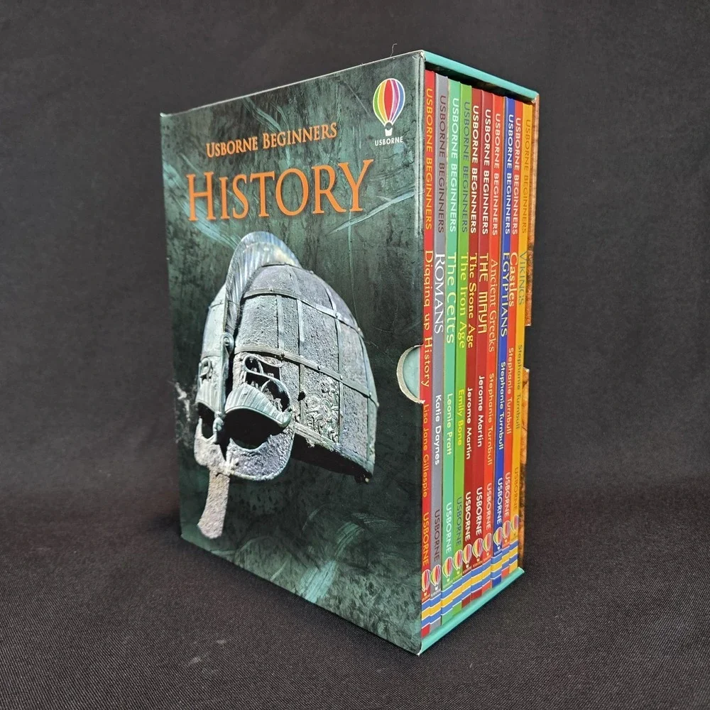 Usborne Beginners History 10 Hardback Books Collection Box Set Ages 4-7